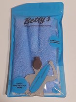 Betty's exfoliërende scrub doek Met handvaten - rug afdoen - acne voorkomen