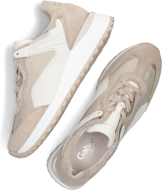 Gabor 595 Lage sneakers - Dames - Beige - Maat 40,5