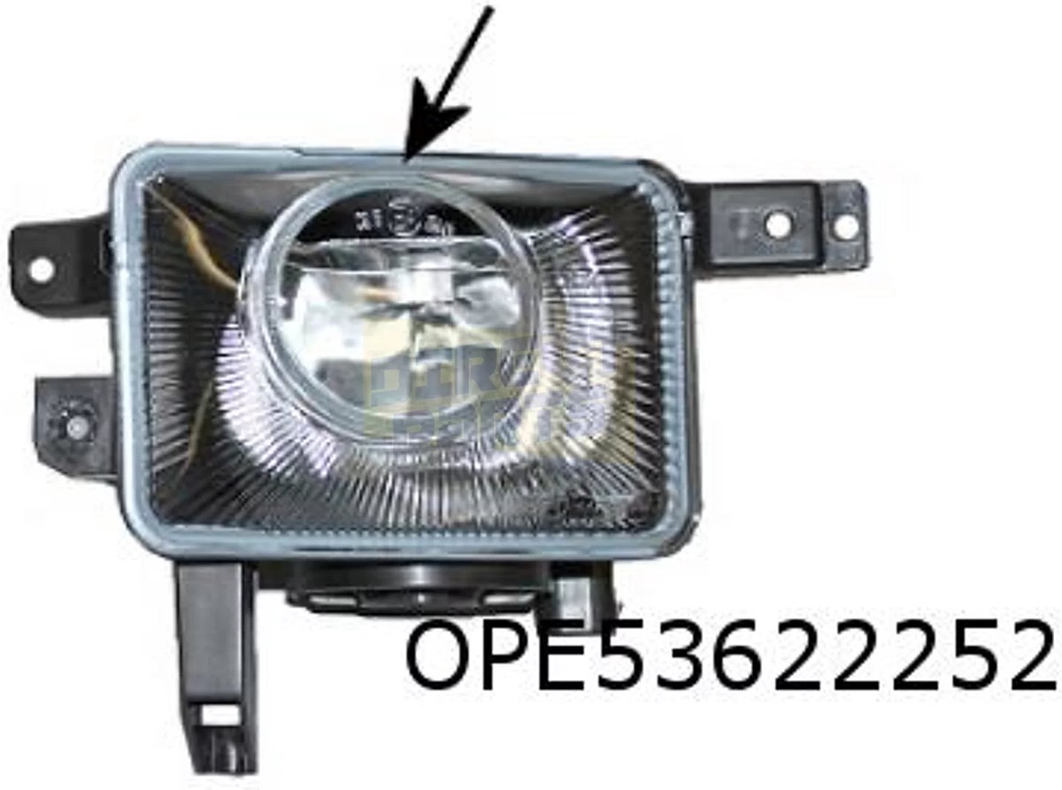 Opel Corsa C (11/2003-11/2006) Mistlamp Rechts OES! 13270400