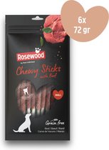 Rosewood by Pets Unlimited - Chewy Sticks - hondensnacks - Rund - Small - 6 zakjes à 72g