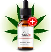 Vaud | Huile de CBD 20% | 2000 mg | Spectre complet | Qualité suisse