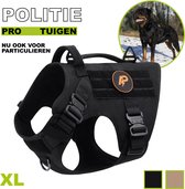 Always Prepared © Pro Hondentuigje - Y tuig - Anti-Trek Tuig - Middel en Grote Hond - Zwart - XL