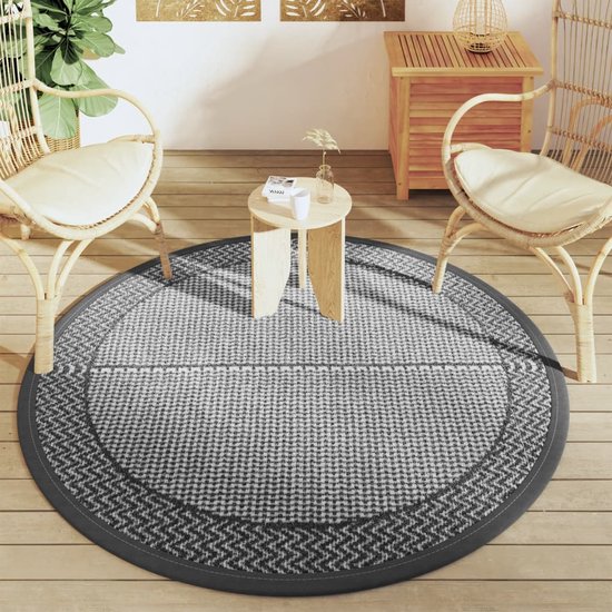 vidaXL - Buitenkleed - Ã160 - cm - polypropeen - grijs van VidaXL — afbeelding 5