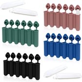 Mini Ice Cube Stick Tray met deksel - Siliconen Ice Tube Making Trays voor Sport en Waterflessen - Gemakkelijk Push en Pop Out Water Fles Ice Stick Mold Ice cube tray