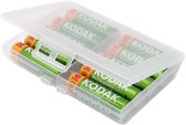 Kodak Value Box 10 piles AA rechargeables puissantes, prêtes à l'emploi - emballées dans une boîte pratique