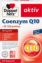 Doppelherz Co-enzym Q10 + B-vitaminen | ter ondersteuning van de energiestofwisseling en het zenuwstelsel | + 5 andere vitamines ter bescherming tegen stress | 30 capsules