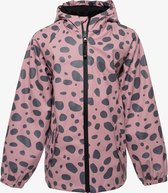 Mountain Peak gevoerde kinder regenjas roze - Maat 98/104 - Winddicht en waterafstotend - Ademend materiaal