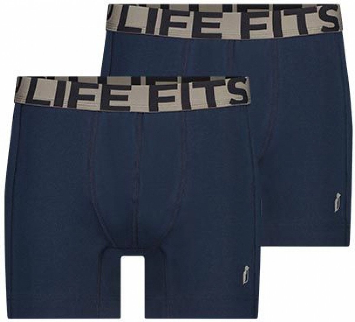 Alca Fashion - Heren Boxershort - Navy 2XL – Grote Maten Mannen - Katoen