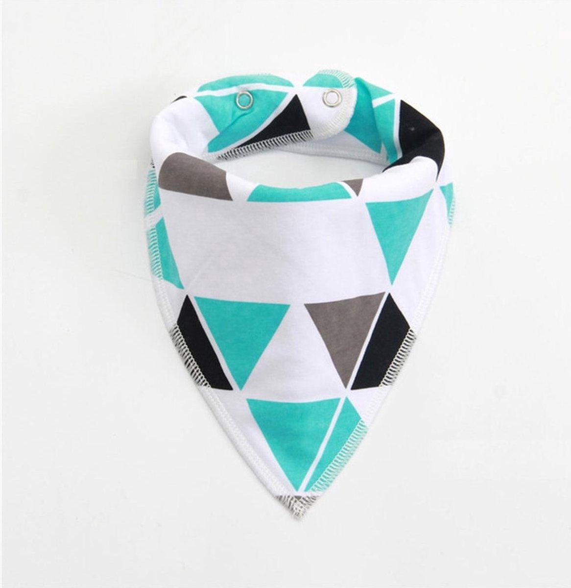 Goedkoopste Jumada's - Slab - Slabbetje - Slabber - Bandana - Driehoek - Groen - Grijs - Wit - Zwart