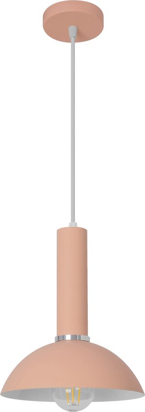 Lampe suspendue TooLight OSTI C APP128-1CP - E27 - 20 x 7 cm - Rose