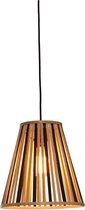 GOOD&MOJO Hanglamp Merapi - Bamboe/Zwart - Ø30cm - Modern - Hanglampen Eetkamer, Slaapkamer, Woonkamer