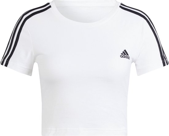 adidas Sportswear Essentials 3-Stripes T-shirt - Dames - Wit- 2XS