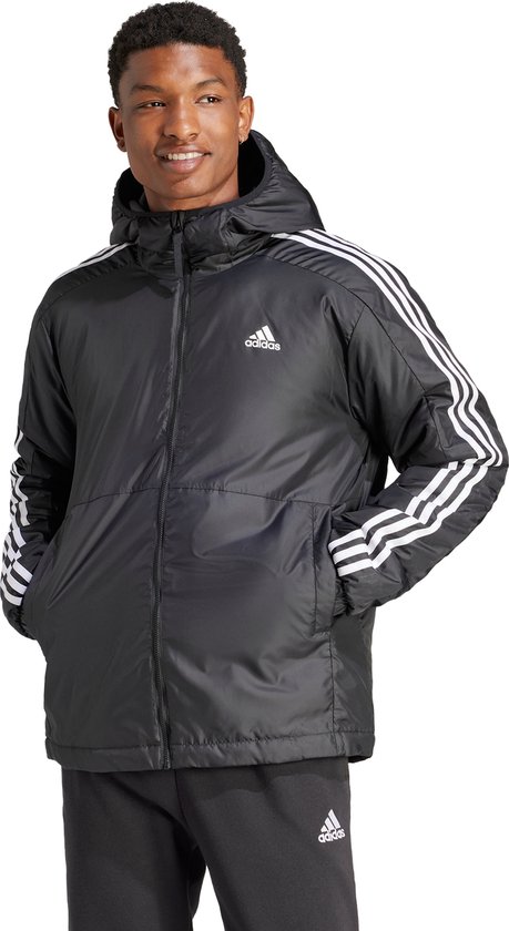 Adidas Sportswear Essentials 3-Stripes Insulated Capuchonjack - Heren