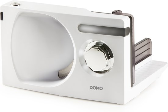 DOMO DO523S Snijmachine – Elektrisch - Gekarteld RVS Mes Ø 17 cm – Allessnijder - 120W
