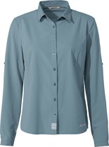 Vaude Women's Rosemoor LS Shirt IV - Outdoorblouse - Dames - Lange mouwen - Nordic Blue - Maat 38