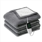 Electric Blanket - Heated Blanket Met Dubbelzijdige Verwarming - Electric Heater Met Timer