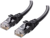 SAMTECH Ethernet kabel - internetkabel - Netwerkkabel RJ45 - CAT6 internet - 1000Mbps - UTP - Patch - 15 meter - Zwart