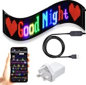 LED Sign - Flexibel - Displaybord - Naamplaatje - Programmeerbaar- Bluetooth
