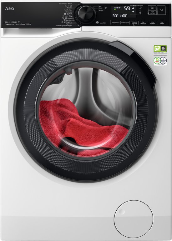 AEG LR8606AD6 8000 serie PowerCare - Wasmachine - 25% zuiniger dan energielabel A - 10kg - Autodose - AEG app