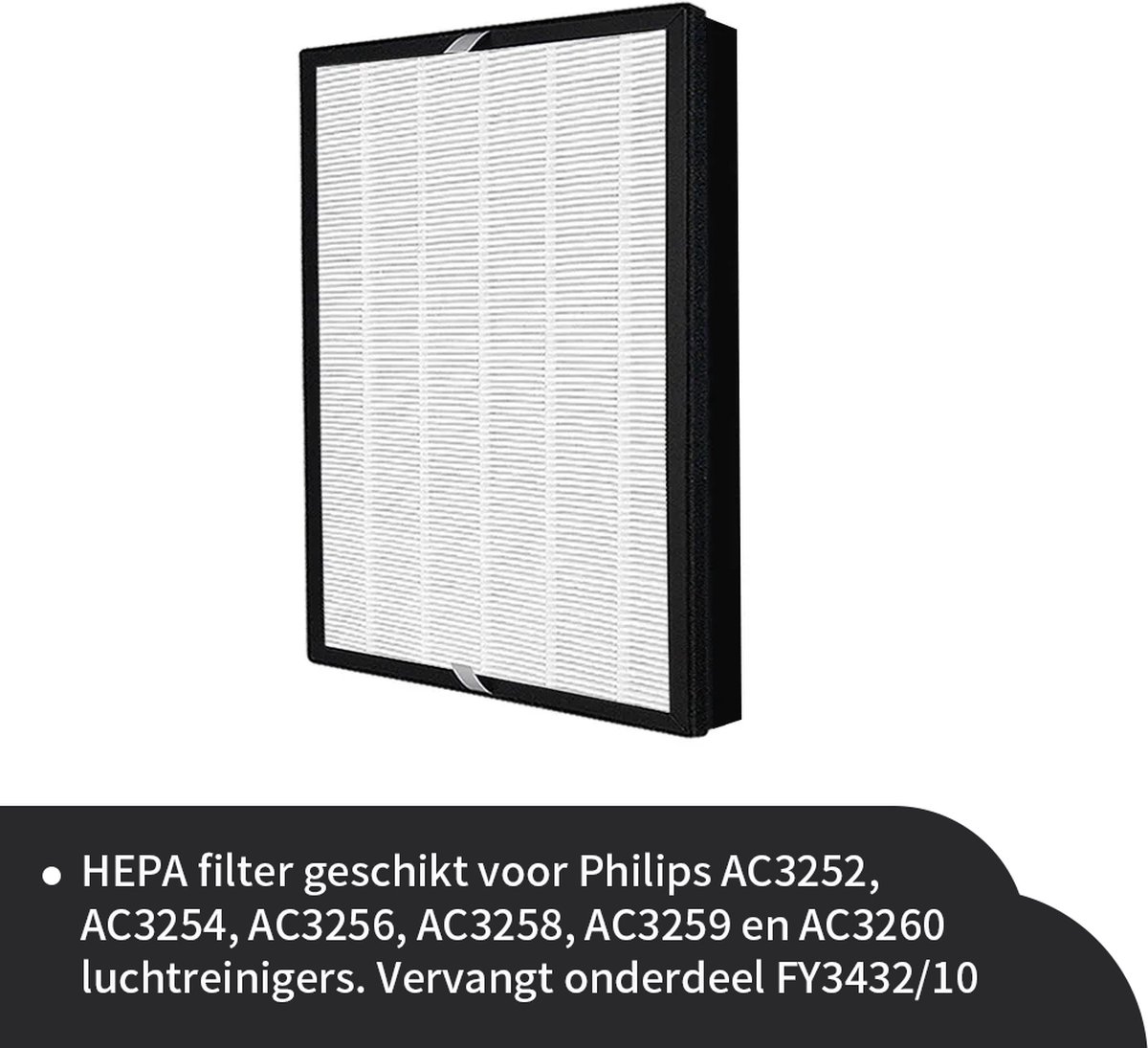Ensemble De Filtres De Remplacement X5 HEPA Carbone Compatible Avec Philips Ac325610 Ac325910 Et Ac455010 52172863