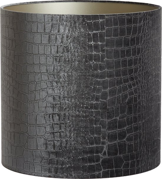 Light&living Abat-jour cylindrique 50-50-49 cm PRIYA gris