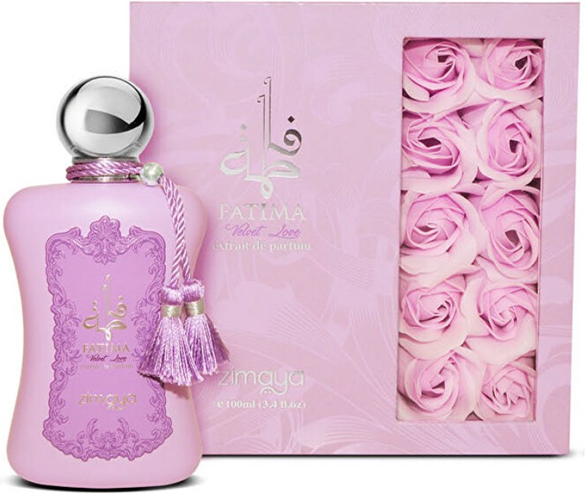 Goedkoopste AFNAN Zimaya Fatima Velvet Love Extract de Parfum100ml