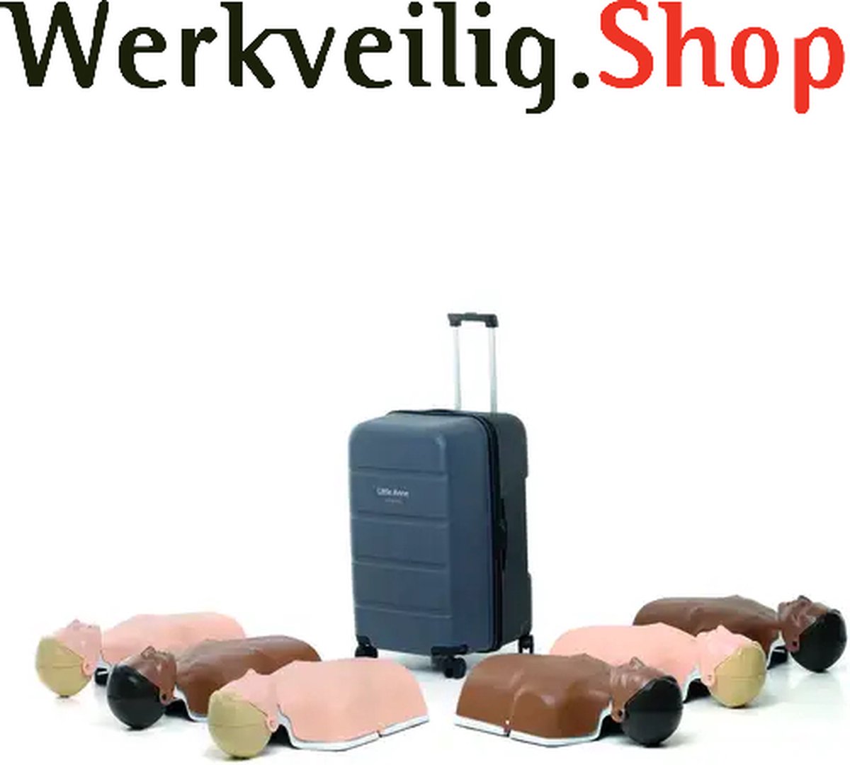 Goedkoopste Laerdal Little Anne QCPR - 6-pack - stapelbaar - donkere en lichte huid - Werkveilig Shop