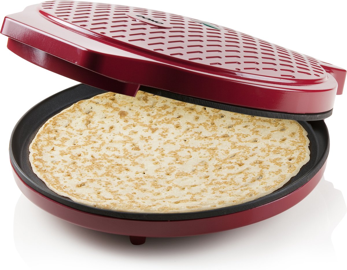 DOMO DO9177PZ Pizzamaker 'My Express' - Pizza Oven - Ø 30 cm - 1450 W - Rood – foto 3