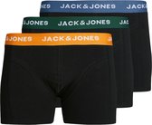 Jack & Jones Junior Jongens Boxershorts Trunks JACGAB Zwart 3-Pack - Maat 128