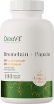 Bromelaïne / Bromelain + Papaja / Papain / papaya - Enzyme - VEGE 100 Capsules - OstroVit