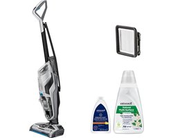 BISSELL CrossWave C3 Pro Steelstofzuiger met Dweilfunctie - 3-in-1 Stofzuiger, Dweil & Droger - Vloerreiniger met Snoer - Multi Surface Cleaner voor Harde Vloeren & Vloerkleden - 3555N