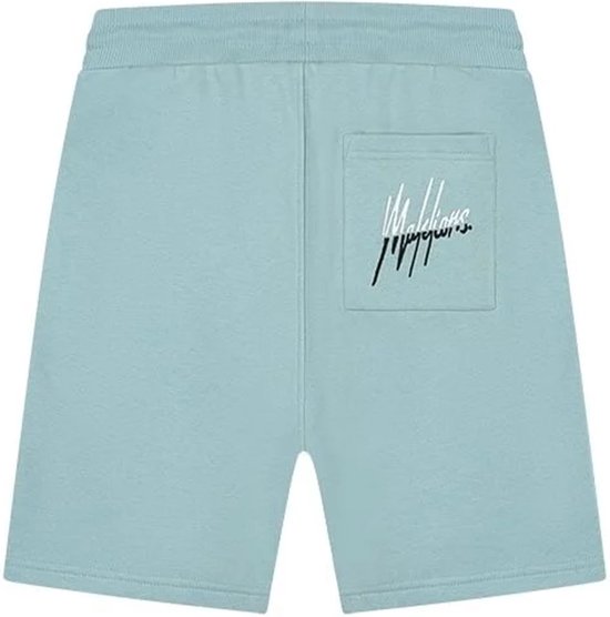 Broek Lichtblauw Split shorts lichtblauw