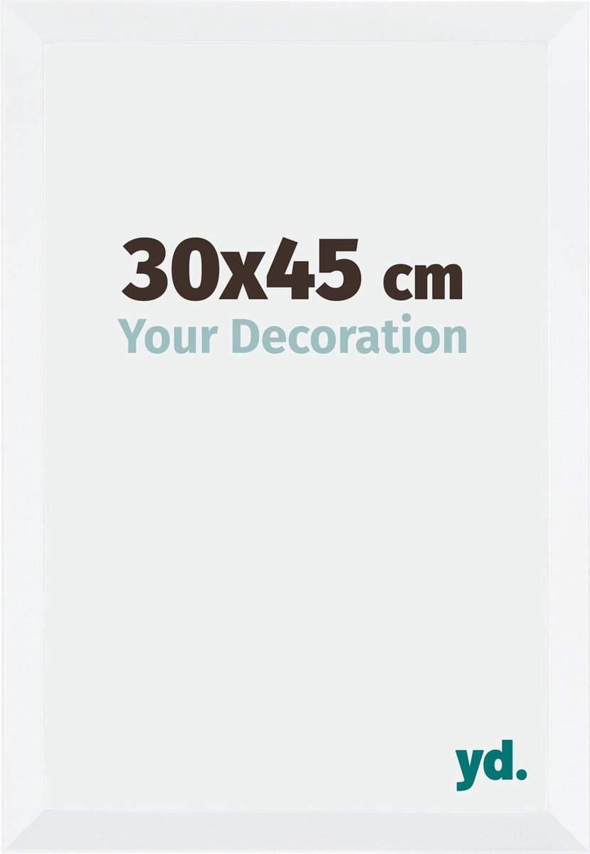 yd. Your Decoration - Fotolijst 30x45 cm - MDF - Wit Mat - Catania