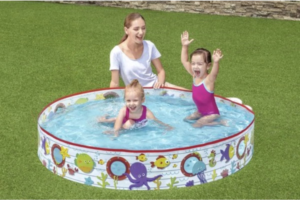 Bestway Opblaasbare Zwembad 152x25 cm - Perfect voor Kinderen — afbeelding 8