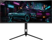 Bol.com GAME HERO® 29.5 inch Curved Ultrawide Gaming PC Monitor - 200 Hz - 1ms aanbieding