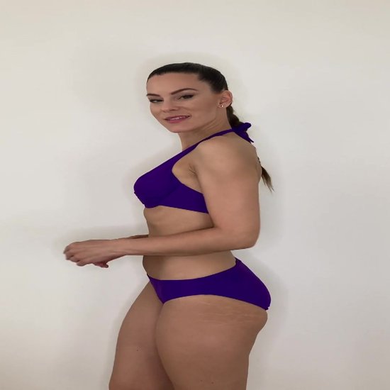 LingaDore - Violet Halternek Bikini Set - maat 36D - Paars