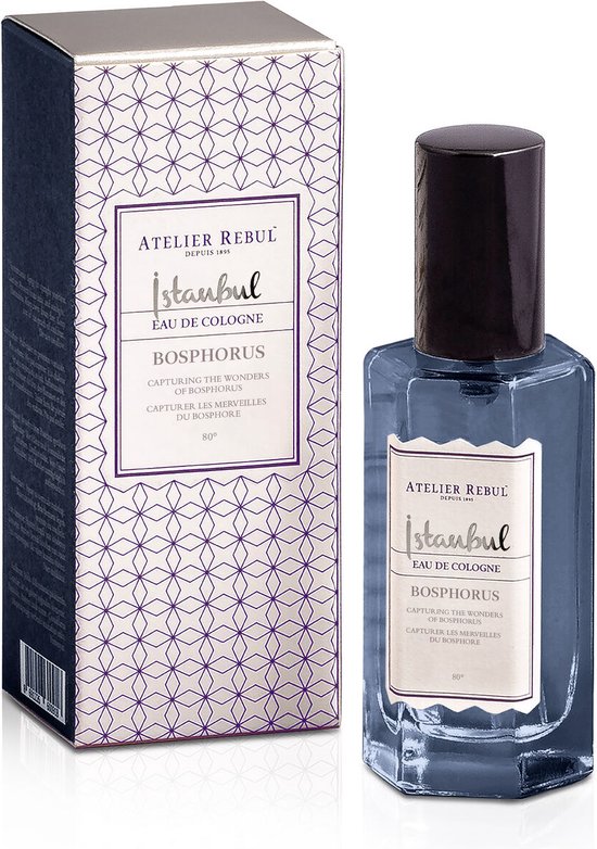 Atelier Rebul Istanbul Bosphorus - Eau de Cologne (25ml) - Frisse & Aquatische Geur - Unisex voor Man & Vrouw