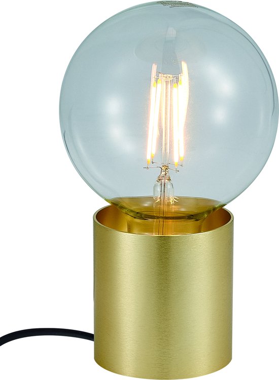 BABU Tafellamp geborsteld goud 1x E27 excl (Ã˜80x84)