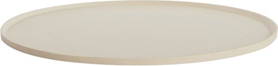 Plat blanc cassé plat.