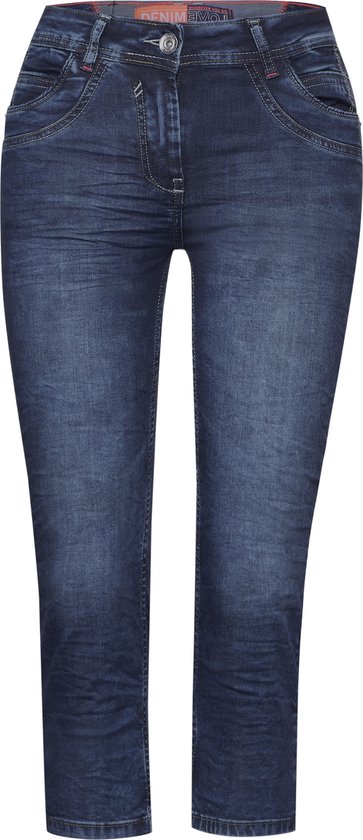CECIL Style NOS Scarlett Mid Blue L22 Dames Jeans - mid blue - Maat 27