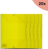 20x KTC Elastomap A4 PP transparant geel