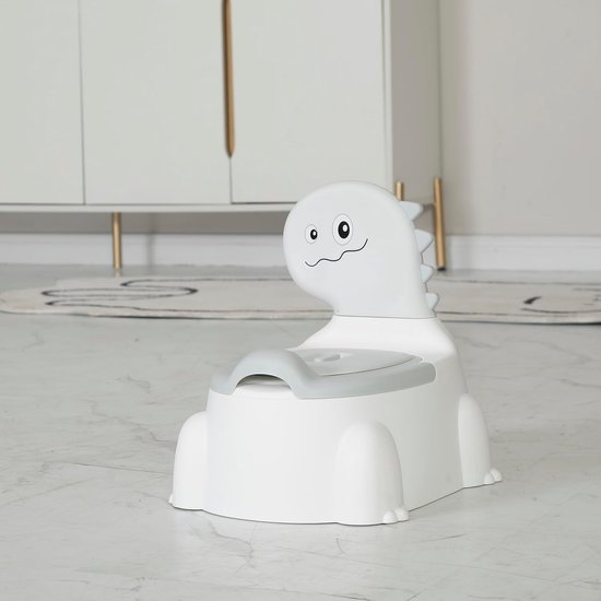 Kinderpotje, leertoilet met rugleuning, baby-wc-potje, trainingspotje voor kinderen, toilettraining (roze