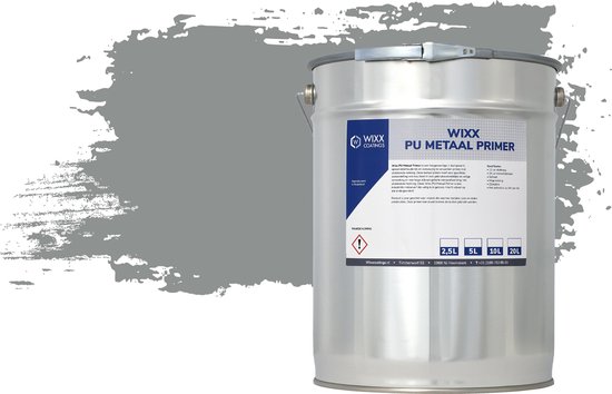 Wixx PU Metaalprimer - 10L - RAL 7046 | Telegrijs 2