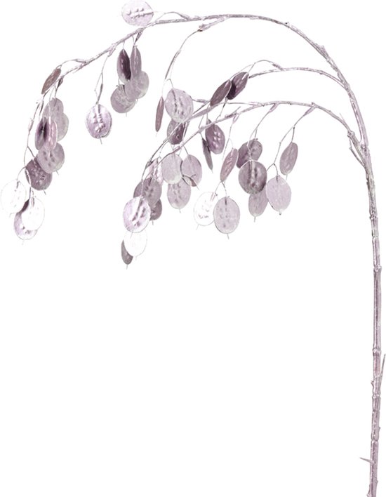Roze kunstlunaria blad H116