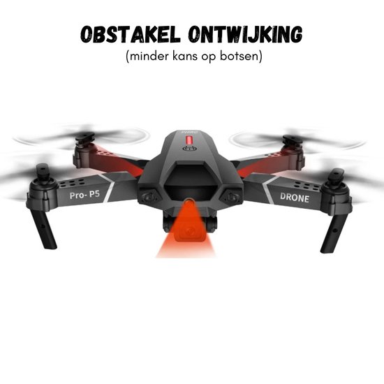 CY Goods PRO P5 Drone - Drone met camera en opbergtas - Obstakel ontwijking - Drone met Camera voor Buiten/Binnen - Mini Drone - Drone voor Kinderen/Volwassenen
