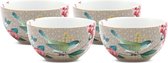 Pip Studio Blushing Birds Kommen - Servies - Set van 4 schaaltjes - Khaki - 12cm