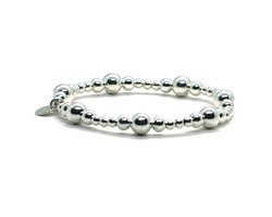 Heaven Eleven - Dames - armband - fijn - 925 - zilver - 5-7mm