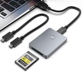 NÖRDIC CFexpress Kaartlezer - USB-C, USB-A - 10Gbps - Cardreader - Geschikt voor PC en Laptop
