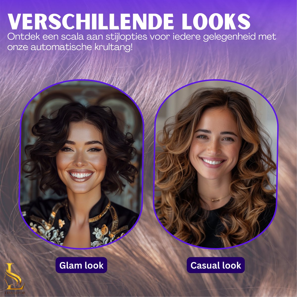 Lissad'or - Automatische krultang - Haarkruller - Krultang - afbeelding 3