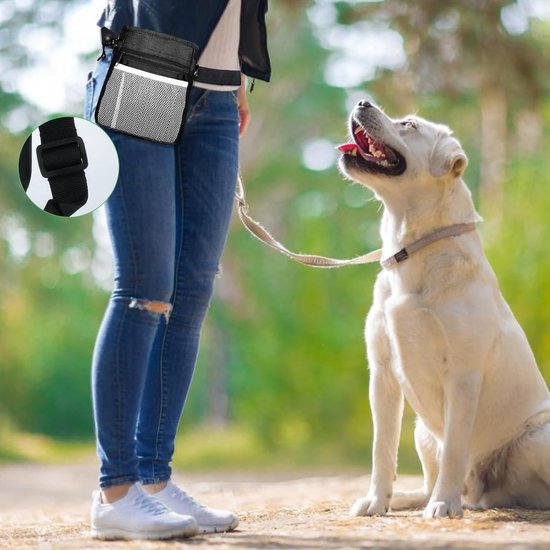 Traktatiezak voor honden, kleine voedertas, hondentraining, draagbare